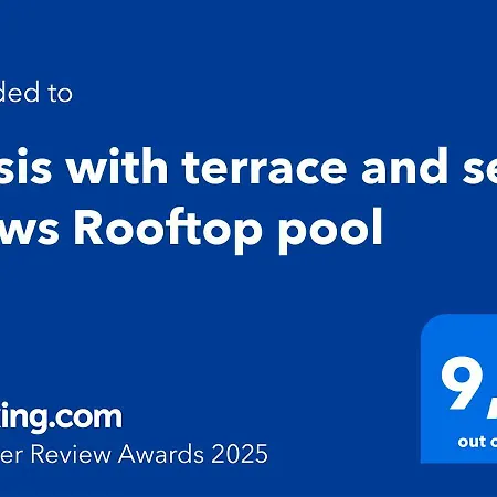 Oasis With Terrace And Sea Views With Rooftop Pool * Τορρεμολίνος