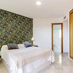 公寓 Oasis With Terrace And Sea Views With Rooftop Pool 托雷莫利诺斯