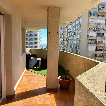 Oasis With Terrace And Sea Views With Rooftop Pool 公寓 托雷莫利诺斯