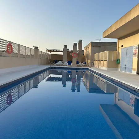 Oasis With Terrace And Sea Views With Rooftop Pool Апартаменты Торремолинос