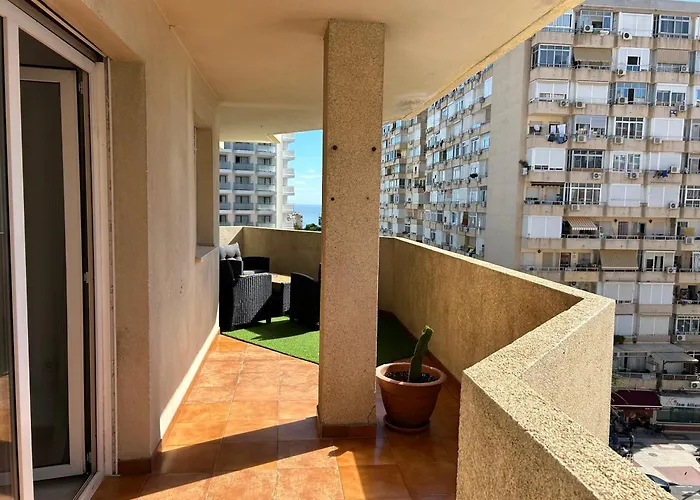 Oasis With Terrace And Sea Views With Rooftop Pool Lejlighed Torremolinos