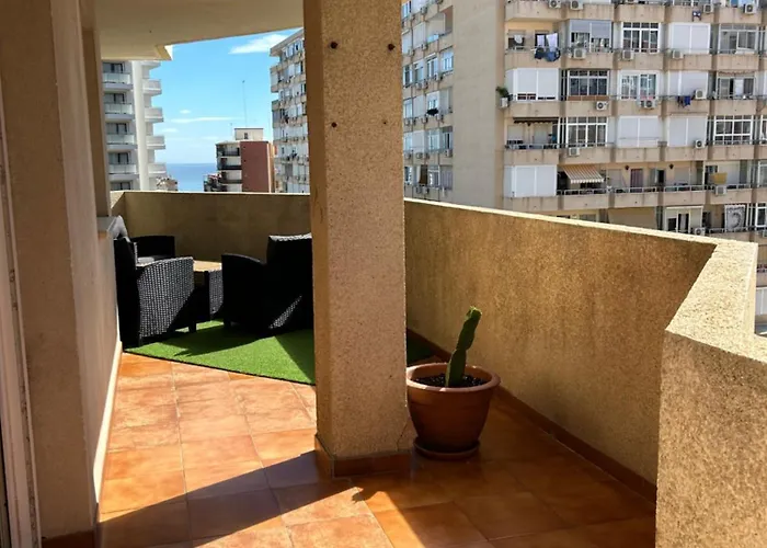 Oasis With Terrace And Sea Views With Rooftop Pool * Torremolinos